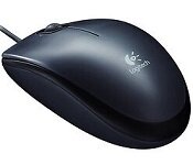 Logitech 910-001795 M90 Corded Mouse - Black - 3Yr Wty