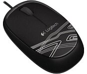 Logitech 910-002920 M105 Corded Mouse - Black - 3Yr Wty