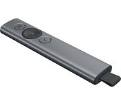 Logitech 910-004863 Spotlight Presentation Remote-Slate Bluetooth Or Usb Connect30M Range - 1Yr Wty