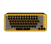 Logitech 920-010577 Pop Keys Wireless Mech Keyboard - Yellow
