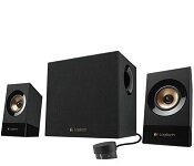 Logitech 980-001204 Z333 2.1 Speaker System Rms(40W)3.5Mm(1) Rca(1)Black1Yr Wty