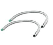 APC ACAC10017 6ft (1.828m) Stainless Flex Pipe Kit 1.25 MPT to 1.5 NPSM, OFS, Female