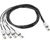 HPE AN975A 2M Ext Mini-Sas To 4X1 Mini-Sas Cable