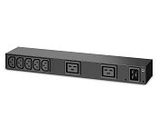 APC AP6120A Rack PDU, Basic, 0U/1U, 100-240V/20A, 220-240V/16A, (7) C13, (2) C19