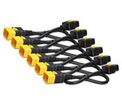 APC AP8714SX340 Power Cord Kit (6 EA), Locking, C19 TO C20, 1.2M (4FT), Red