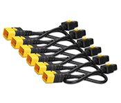 APC AP8714SX592 Power Cord Kit (6 ea), Locking, C19 to C20, 1.2m, Blue