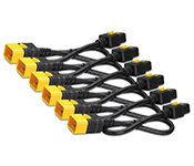 APC AP8716SX593 Power Cord Kit (6 ea), Locking, C19 to C20, 1.8m, Blue
