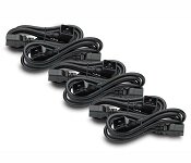 APC AP98896F Power Cord Kit (6 ea), C19 to C20 (90 degree), 1.8m