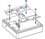 Sophos APXZTCHCB Apx Mounting Bracket Kit For Plenum & Flat Ceiling Mount (For Apx 320 530 740 Only)