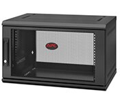 APC AR106SH4 NetShelter WX 6U Single Hinged Wall-mount Enclosure 400mm Deep