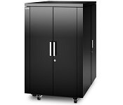 APC AR4024SPX429 NetShelter CX24U Secure Soundproof Server Room in a Box Enclosure - Shock Packaging - Black