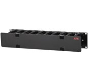 APC AR8600A Horizontal Cable Manager, 2U x 4 Deep, Single-Sided with Cover
