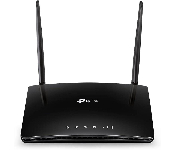 TPLink ARCHERMR200 Archer Mr200 Ac750 Wireless Dual Band 4G Lte Router,Lan(3), Micro Sim Slot, Ant(2)