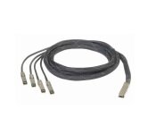 Turbo X CAB-Q-4S-100G-3M Arista Compatible 100GBASE-CR4 QSFP+ to (4) 25GBASE-CU Passive Cable Assembly 3 meters w/o DOM Copper TurboX