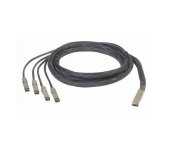 Turbo X CAB-Q-S-3M Arista Compatible 40GBASE-CR4 QSFP+ to (4) 10GBASE-CU Cable Assembly 3 meters TurboX