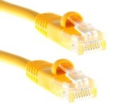 Turbo X CAT5E-15M-YL CAT5e Ethernet Patch Cable, 15 Meter, Yellow