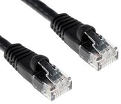 Turbo X CAT6-1M-BK CAT6 Ethernet Patch Cable, 1 Meter, Black