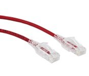 Turbo X CAT6-S-10M-RE CAT6 Slim Ethernet Patch Cable, 10 Meter, Red