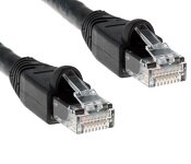 Turbo X CAT6A-1M-BK CAT6A Ethernet Patch Cable, 1 Meter, Black