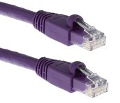 Turbo X CAT6A-15M-PU CAT6A Ethernet Patch Cable, 15 Meter, Purple