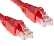 Turbo X CAT6A-15M-RE CAT6A Ethernet Patch Cable, 15 Meter, Red