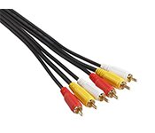 Turbo X CB-3RCA-5M-TX 5M 3RCA to 3RCA Composite Cable OFC