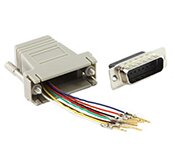 Turbo X CB-ADRJ45-5-TX DB15M to RJ45 F Adaptor