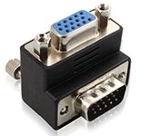 Turbo X CB-ADVGA-4-TX Right Angle VGA M-F Adaptor