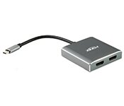 Turbo X CB-CM-2HDM-TX 20CM USB 3.1 Type-C to Dual HDMI Converter 4Kx2K