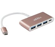 Turbo X CB-CM-3U3H-TX 20CM USB 3.1 Type-C to 3 Port USB 3.0 Hub + Type-C Port