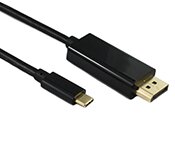 Turbo X CB-CM-DP2-1M-TX 1M USB Type-C Male to Displayport 4K 60Hz Cable