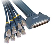 Turbo X CB-CSO-17-TX 3M HD68M To 8 X RJ45 Plug Cable