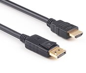 Turbo X CB-DPHDM-3M-TX 3M DP V1.2 to HDMI Cab;e supports 4Kx2K 30Hz