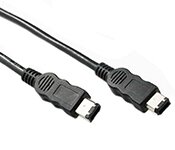 Turbo X CB-FW66-2-TX 2M Firewire 1394A 6Pin & 6Pin Cable