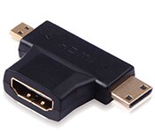Turbo X CB-HDM-01-TX HDMI to Micro & Mini HDMI Adaptor