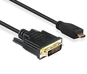 Turbo X CB-HDM-100-TX 2M Micro HDMI to DVI-D Cable