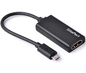 Turbo X CB-HDM-103-TX Slimport Micro USB to HDMI TV Converter