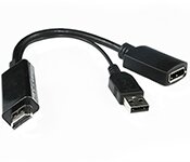 Turbo X CB-HDM-DP-TX HDMI ( Source ) to DP ( Monitor ) Converter 4Kx2K