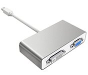 Turbo X CB-MDP-HDVGA-TX Mini DP To DVI,HDMI & VGA Adaptor