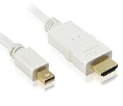 Turbo X CB-MDP2-HDM-3WHT-TX 3M Mini DP1.2 to HDMI 4K Cable White