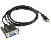 Turbo X CB-MS-42-TX 0.5M DB9 RS232 Male to 3.5mm Male Stereo Plug Cable