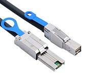 Turbo X CB-MSAS-E-01-TX 1M External Mini SAS HD SFF-8644 To Mini SAS26 Pin SFF-8088 Cable