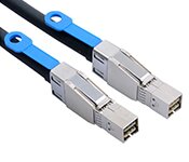Turbo X CB-MSAS-E-04-TX 2M External Mini SAS HD SFF-8644 To Mini SAS HD SFF-8644 Cable