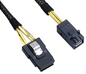 Turbo X CB-MSAS-I-10-TX 75CM Internal Mini SAS HD SFF-8643 to Mini SAS36 Pin SFF-8087 Cable