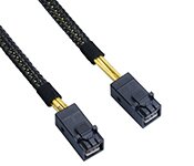 Turbo X CB-MSAS-I-15-TX 50CM 12Gb Internal Mini SAS HD SFF-8643 To Mini SAS HD SFF-8643 Cable with Side Band