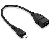 Turbo X CB-MUSB2-10-TX 30CM Micro USB 2.0 OTG Cable