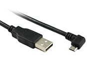 Turbo X CB-MUSB2-13-TX 2M Right Angle Micro USB 2.0 Cable