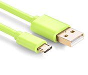 Turbo X CB-MUSB2-1GRN-TX 1M Green 5V 2A Micro USB 22AWG Fast Charging Cable