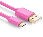 Turbo X CB-MUSB2-1RED-TX 1M Red 5V 2A Micro USB 22AWG Fast Charging Cable