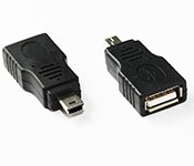Turbo X CB-MUSB2-24-TX Mini USB 5Pin Male to USB 2.0 AF Adaptor